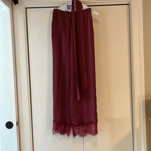 Red dress pants - good for holidays